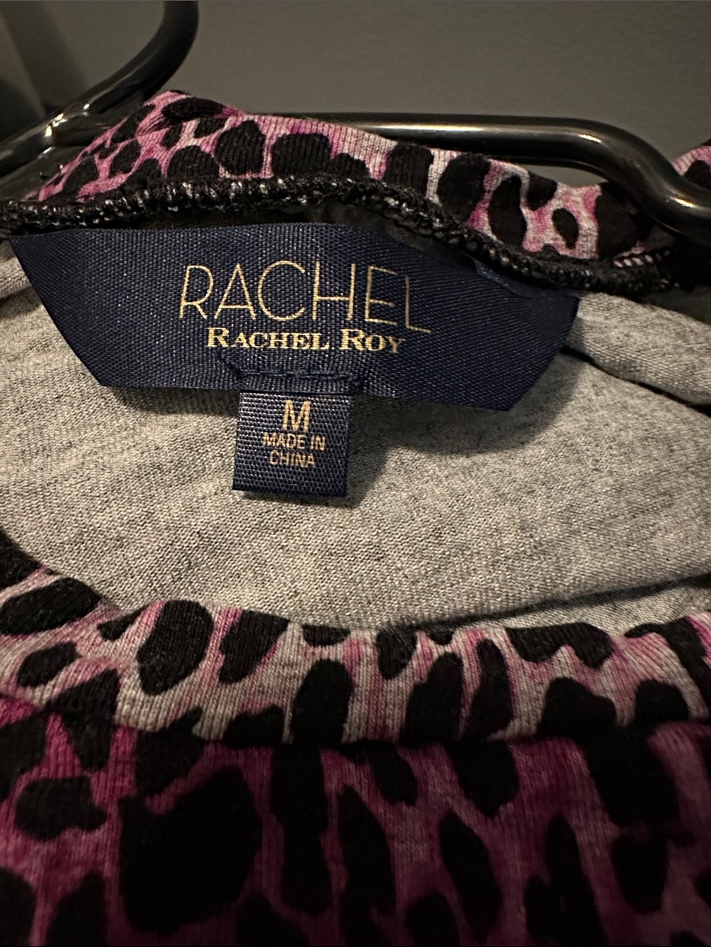 RACHEL Rachel Roy Purple and Black Asymmetrical Women's Dress